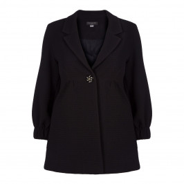 Georgedé BLACK JACQUARD JACKET  - Plus Size Collection