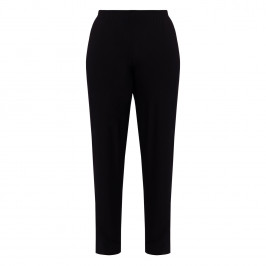 Georgedé Satin Jersey Trousers Black - Plus Size Collection