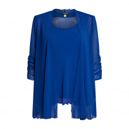 Georgedé Georgette Twinset Cobalt Blue - Plus Size Collection