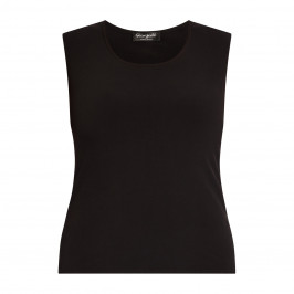 Georgedé Jersey Vest Black - Plus Size Collection