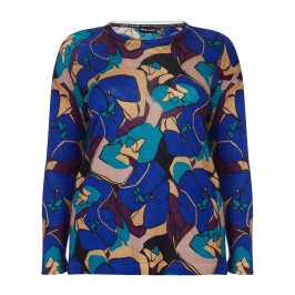 PER TE BY KRIZIA pure wool PRINT SWEATER - Plus Size Collection