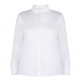 PER TE BY KRIZIA BLOUSE WITH PEARL PLACKET - Plus Size Collection