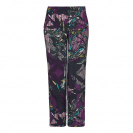 KRIZIA print jersey TROUSERS - Plus Size Collection