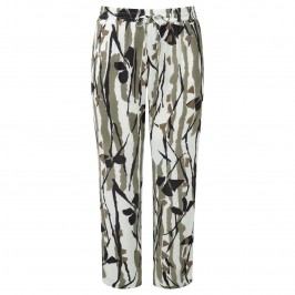 KRIZIA bamboo print TROUSERS - Plus Size Collection