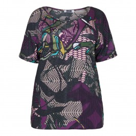 KRIZIA print jersey TUNIC - Plus Size Collection