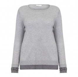 LUISA VIOLA EMBELLISHED CUFF SWEATER - Plus Size Collection