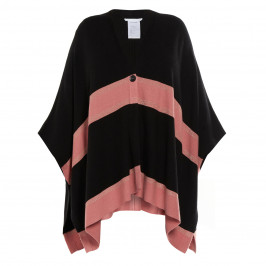 LUISA VIOLA CAPE BLACK - Plus Size Collection