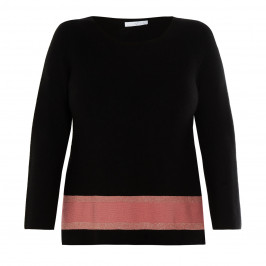 LUISA VIOLA SWEATER BLACK - Plus Size Collection