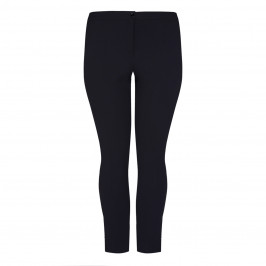 LUISA VIOLA FRONT FASTEN TROUSER BLACK - Plus Size Collection