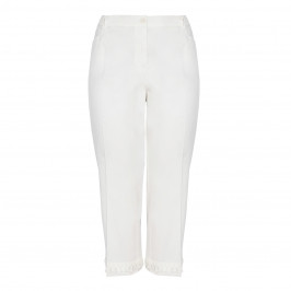 LUISA VIOLA CROPPED TASSEL TROUSERS - Plus Size Collection