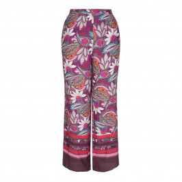 LUISA VIOLA WIDE LEG PRINTED TROUSERS - Plus Size Collection