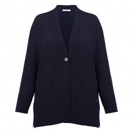 Luisa Viola Cardigan Navy  - Plus Size Collection