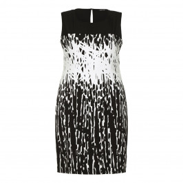 LUISA VIOLA jacquard monochrome DRESS - Plus Size Collection