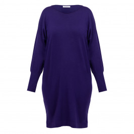 Luisa Viola Knitted Dress Violet  - Plus Size Collection