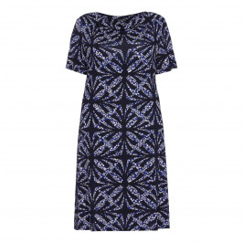 LUISA VIOLA tile print DRESS - Plus Size Collection