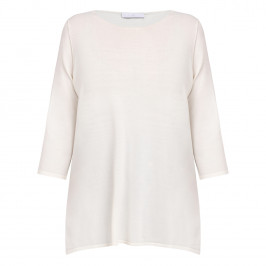 Luisa Viola Knitted Tunic Ivory 