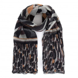 LUISA VIOLA ETHNIC PRINT SCARF - Plus Size Collection