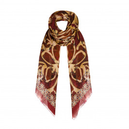 Luisa Viola Batik-Style Print Scarf  - Plus Size Collection