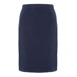 LUISA VIOLA DENIM STRETCH SKIRT - Plus Size Collection
