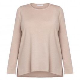 Luisa Viola Round Neck Sweater Cacha - Plus Size Collection