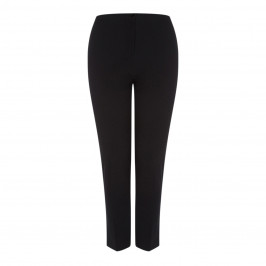LUISA VIOLA CLASSIC BLACK ANKLE GRAZER TROUSER - Plus Size Collection