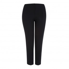LUISA VIOLA BLACK FRONT CREASE TROUSER - Plus Size Collection