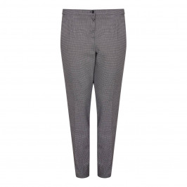 LUISA VIOLA small check TROUSERS - Plus Size Collection