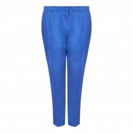 LUISA VIOLA COTTON STRETCH NARROW LEG TROUSERS - Plus Size Collection