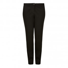 Luisa Viola black waffle TROUSERS - Plus Size Collection