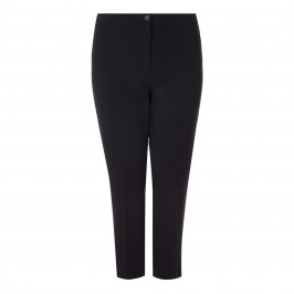 MARINA RINALDI ANKLE GRAZER FRONT CREASE TROUSER BLACK - Plus Size Collection