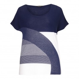 Marina Rinaldi drop shoulder cotton SWEATER - Plus Size Collection