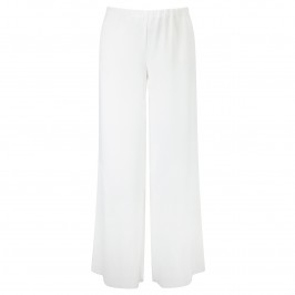 MARINA RINALDI IVORY PALAZZO TROUSERS - Plus Size Collection