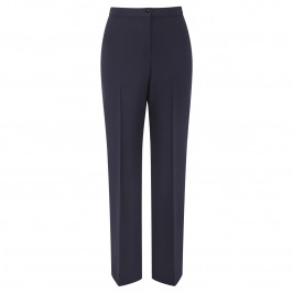 MARINA RINALDI NAVY tailored NARROW LEG TROUSERS - Plus Size Collection