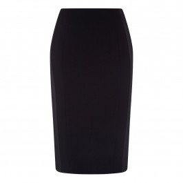 Marina Rinaldi BLACK PENCIL SKIRT WITH SATIN DETAILS - Plus Size Collection