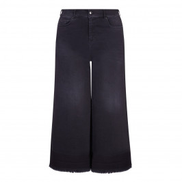 ASHLEY GRAHAM X MARINA RINALDI BLACK DENIM CULOTTES - Plus Size Collection