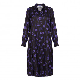 Marina Rinaldi Print Dress Violet  - Plus Size Collection
