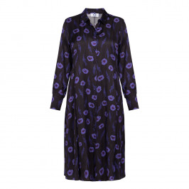 Marina Rinaldi Print Dress Violet  - Plus Size Collection