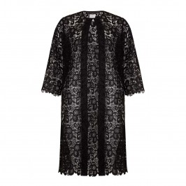 MARINA RINALDI BLACK LACE COAT - Plus Size Collection