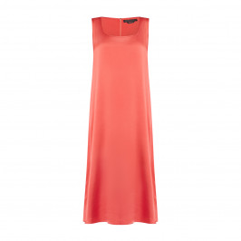 Marina Rinaldi Satin Dress Coral  - Plus Size Collection