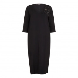 Marina Rinaldi black embellished DRESS - Plus Size Collection