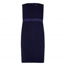 Marina Rinaldi navy DRESS with optional sleeves - Plus Size Collection