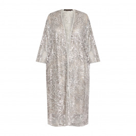 Marina Rinaldi Sequin Edge to Edge Duster Jacket  - Plus Size Collection