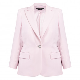 Marina Rinaldi Jewel Button Blazer Pink  - Plus Size Collection