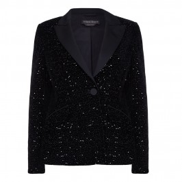 MARINA RINALDI tailored sequinned JACKET - Plus Size Collection