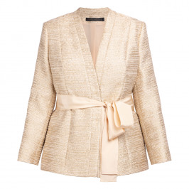Marina Rinaldi Gold Tweed Jacket  - Plus Size Collection