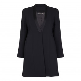 Marina Rinaldi Long Black Tailored Jacket - Plus Size Collection