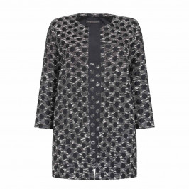 MARINA RINALDI CORDELIA JACQUARD DUSTER COAT - Plus Size Collection