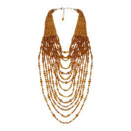 Marina Rinaldi multistrand glass bead NECKLACE - Plus Size Collection