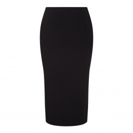 Marina Rinaldi black pencil SKIRT with vent - Plus Size Collection