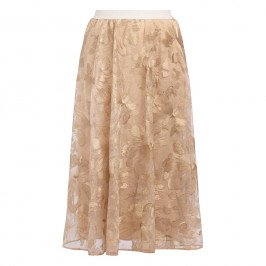 Marina Rinaldi Brocade Skirt Gold  - Plus Size Collection